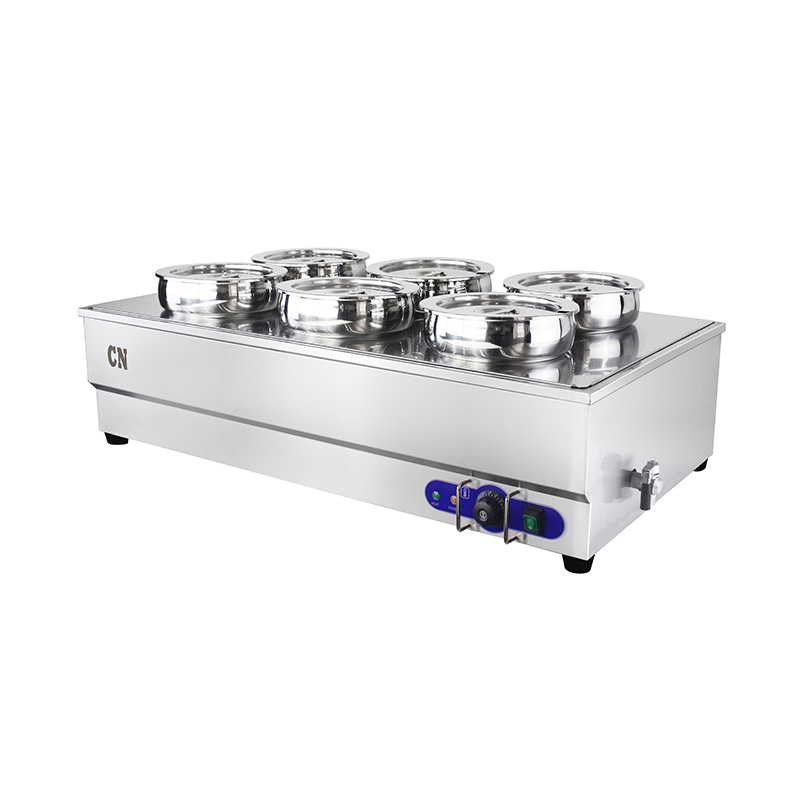 Stainless Steel Commercial Electric Bain Marie Machine With Food Pot